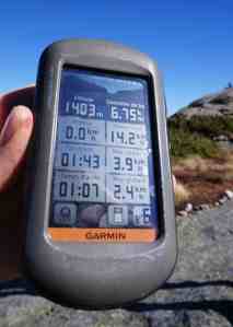 Au sommet du Mont Wright