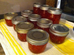 Confiture de piments forts
